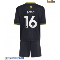 Maglie da calcio Manchester United Amad Diallo #16 Terza Maglia Bambino 2025-26 Manica Corta + Pantaloni corti)